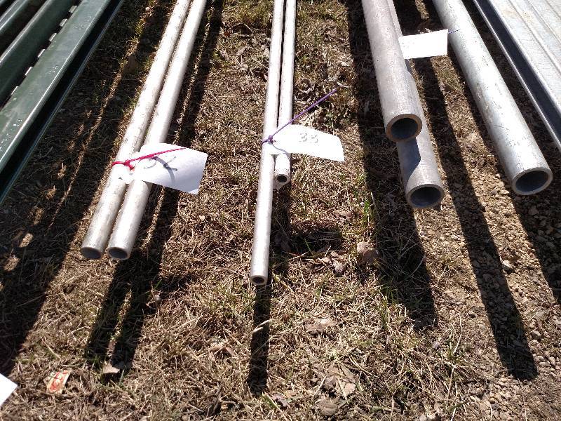 lot 33 image: (2) 12 SCH 80 304 SS Pipe, 20 & ...