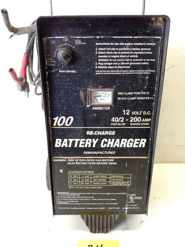 lot 24 image: Midtronics 200 Amp 12 Volt Battery ...