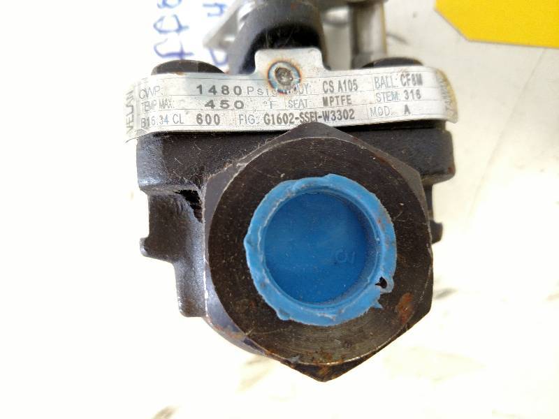 lot 63 image: (2) Velan 12 Ball Valves, New...