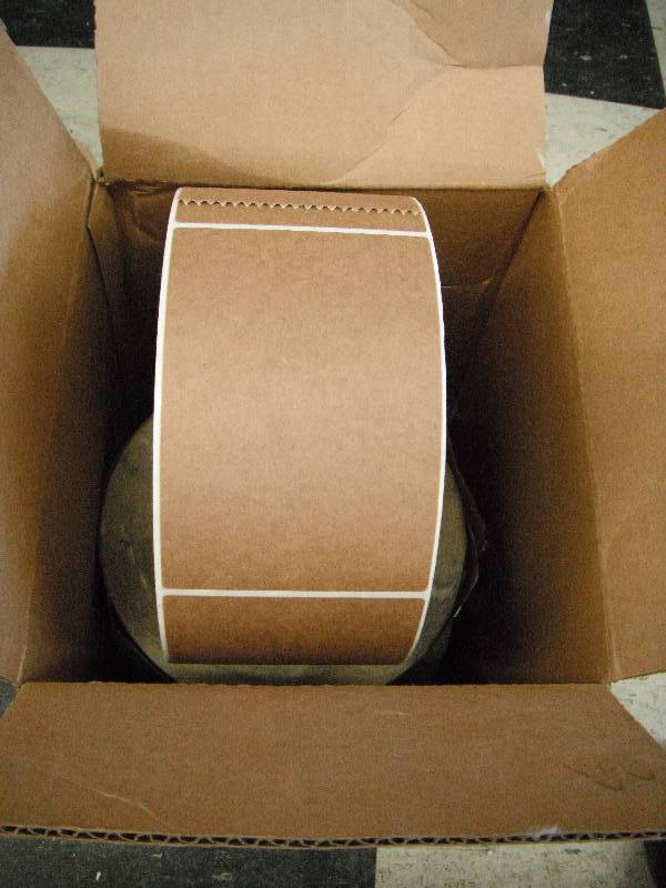 4in x 6in Brown Kraft Labels