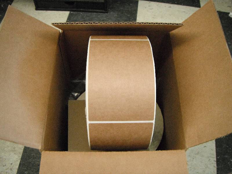 4in x 6in Brown Kraft Labels
