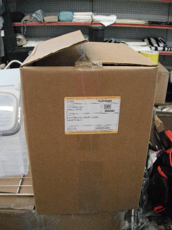 4in x 6in Brown Kraft Labels