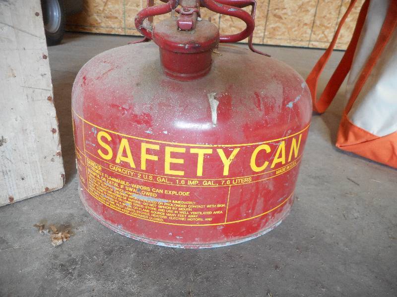 Lanterns and Gas Can