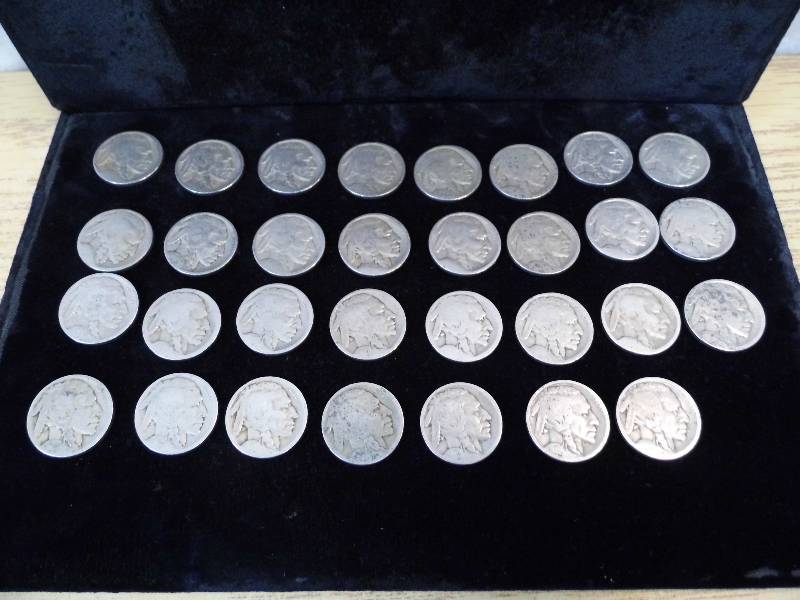 Lot of 31 Buffalo Nickels