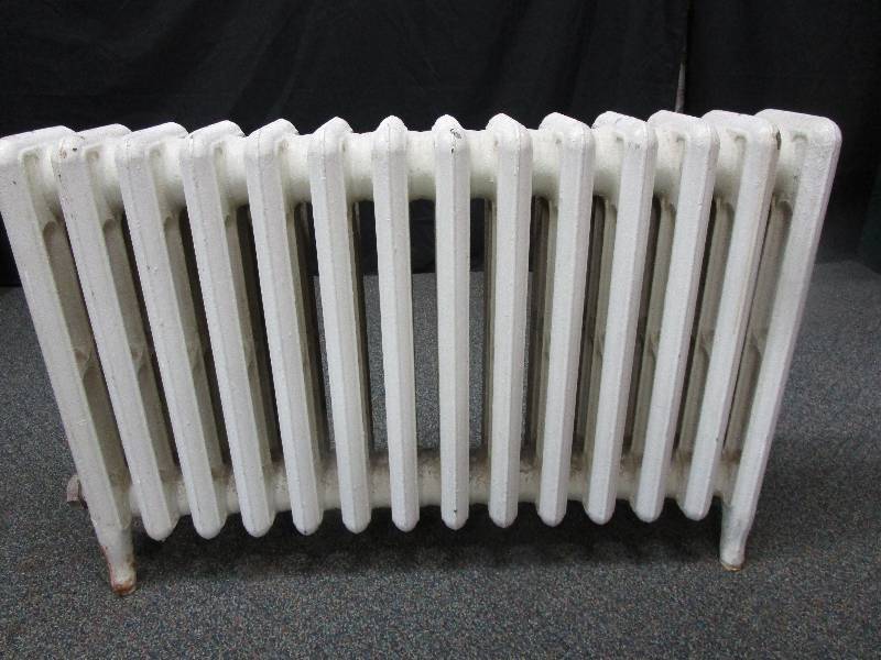 lot 4 image: Cast Iron Water Radiators 37 Wx 23 T x 6 12 D