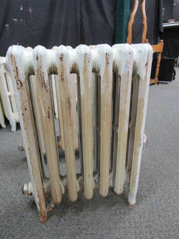 lot 14 image: Cast Iron Water Radiators 24 W x 22 12 H x 6 12 D