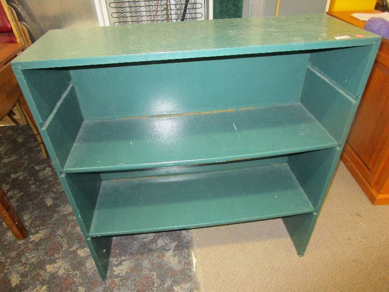 lot 57 image: Green Book Case 36 x 39 x 12