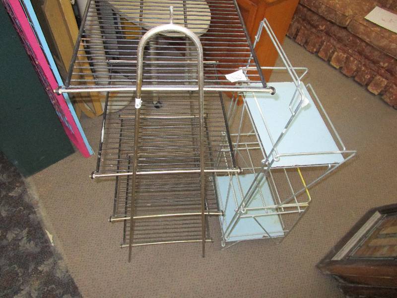 lot 64 image: Two Metal Shelf
