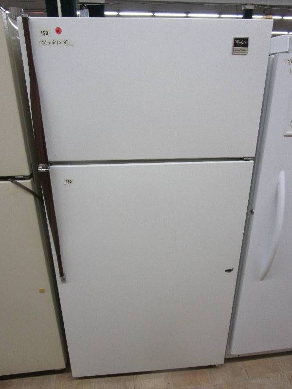 lot 90 image: Whirlpool Refrigerator Freezer Tested Works
