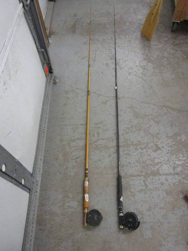 lot 124 image: Eagle Claw fly rod wBerkley Reel and Berkley Fly Rod wPflueger Real
