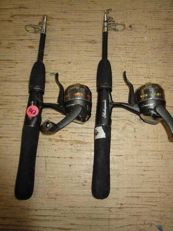 lot 142 image: 2 Shakespeare collapsible fishing poles