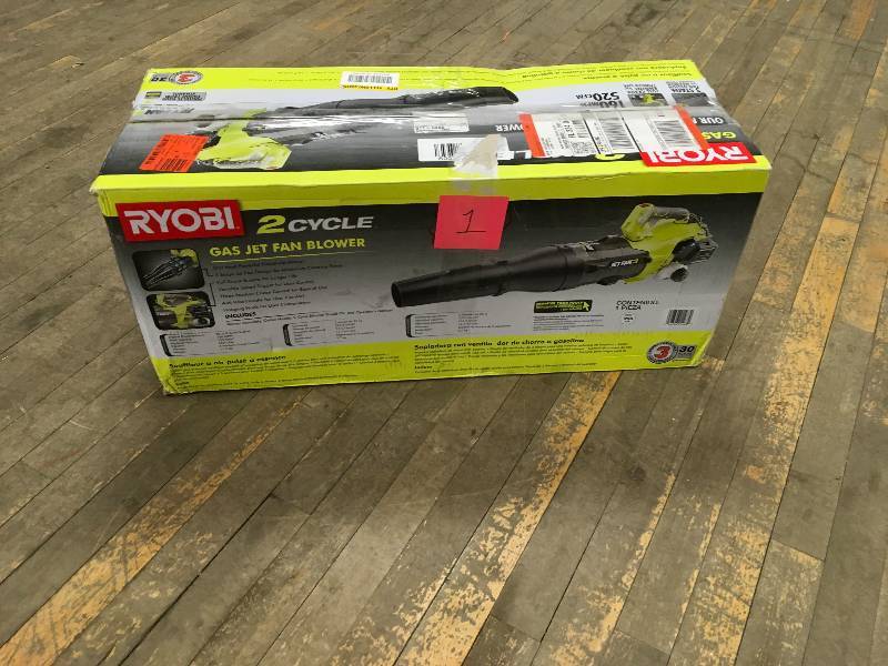 Ryobi 2 Cycle Gas Jet Fan Blower open box not used