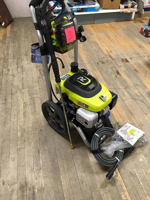 Ryobi 3200 PSI 2.5 GPM ONE Electric Start Pressure Washer used in working condition