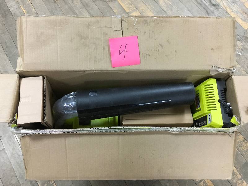 Ryobi 155 MPH 300 CFM 40-Volt Lithium-Ion Cordless Jet Fan Blower-2.6Ah Battery and Charger Inculded open box in like new condition