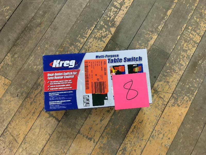 Kreg PRS3100 Router Table Power Switch open box looks in like new condition