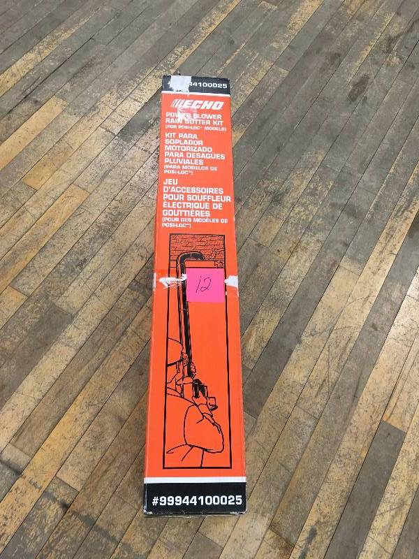 ECHO Power Rain Gutter Cleaning Kit for ECHO Posi-Loc Blowers open box not used