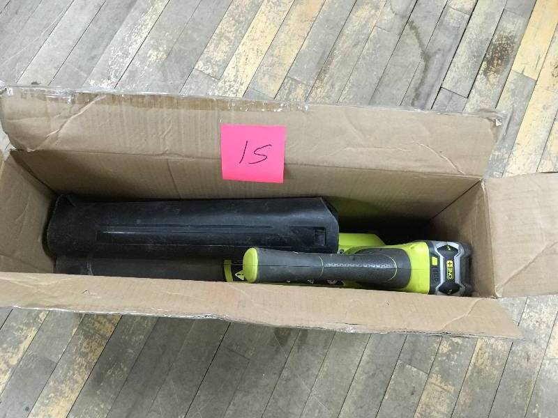 Ryobi One 18V Cordless Jet Fan Blower used in good working condition