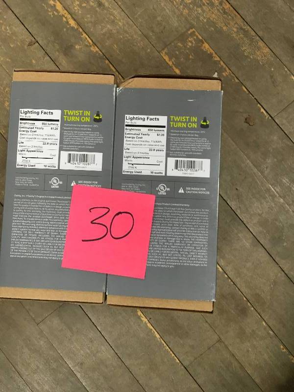 GE Link Connect 65W Bulbs- Lot of 2 open box not used