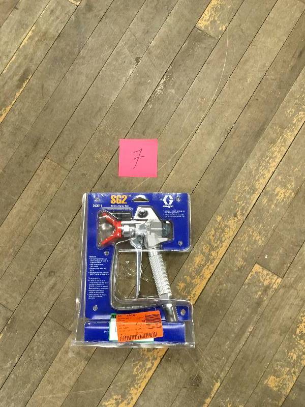 Graco Airless Spray Gun, SG2 open pkg