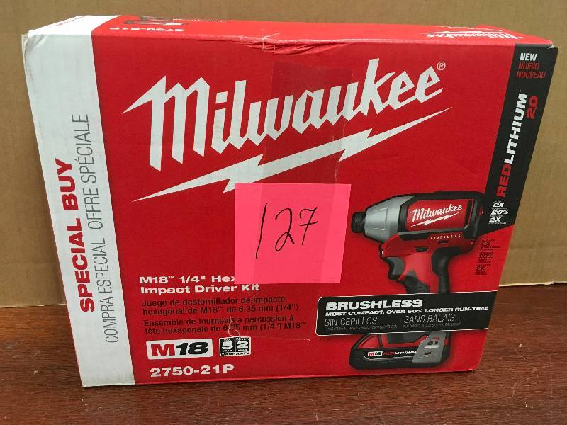 Milwaukee M18 18V 14 Hex Impact Driver Kit new