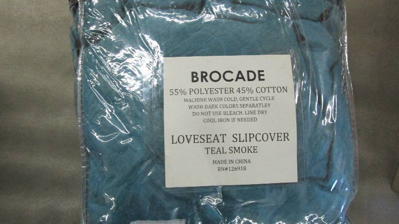Loveseat Slipcover in Tealsmoke Ret...