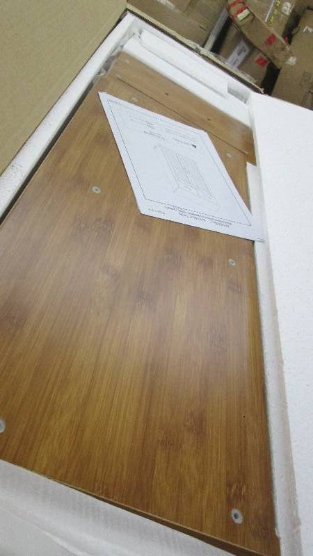 Bamboo Towel Cabinet open box Assem...