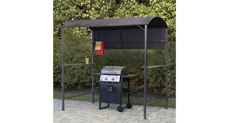 Steel BBQ Grill Gazebo open box Ret...