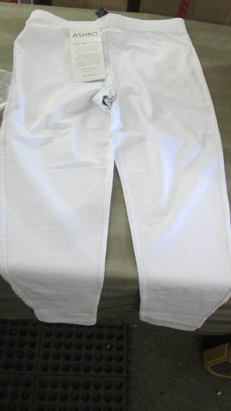 Ashro Size L Spandex & Cotton White...