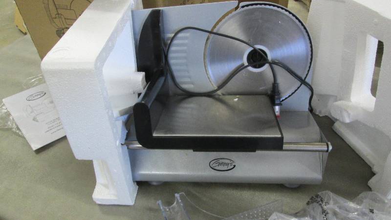 Ginnys Brand Food Slicer open box,...