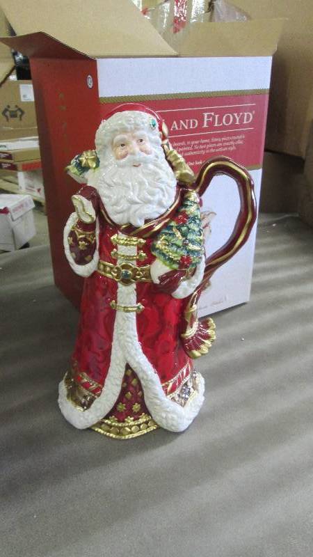 Fitz & Floyd Santa Pitcher...