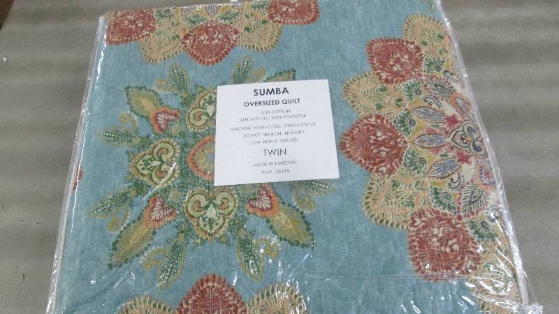 Sumba Oversized Twin Quilt Retail $...
