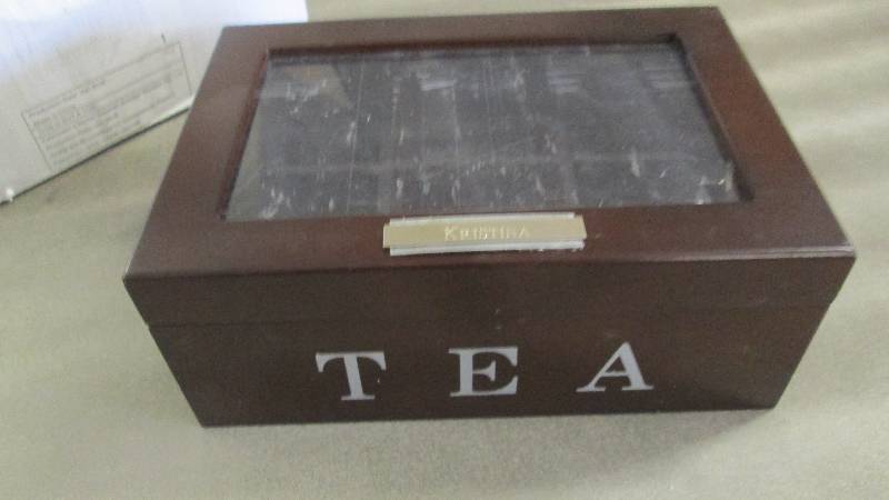Pre-personalized Tea Box Retail $34...