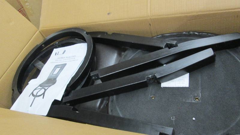 Stool with Cutout Back open box Ret...
