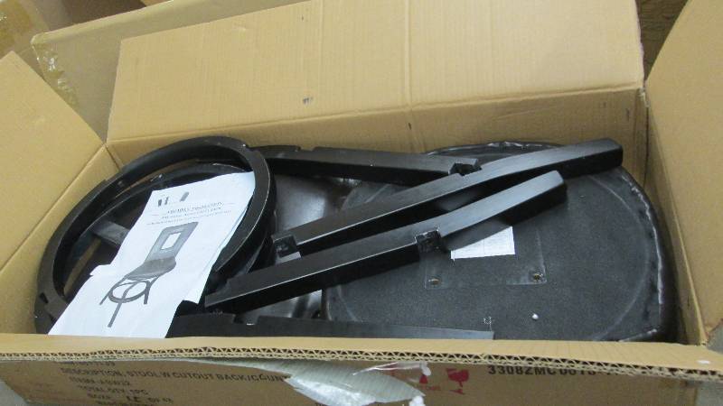 Stool with Cutout Back open box Ret...