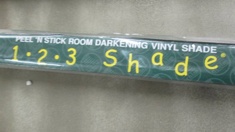 Lot of 2 Achim 1-2-3 Shade Vinyl Te...