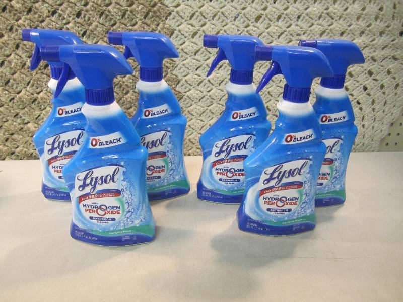 lot 6 image: Lot of 6 Lysol with Hydrogen Peroxi...