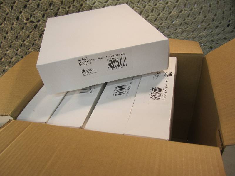 lot 17 image: Case of 125 Avery Durable Clear Fro...