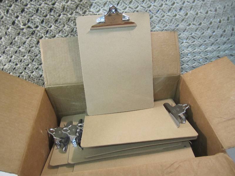 lot 19 image: Lot of 14 Clip Boards  RM1...