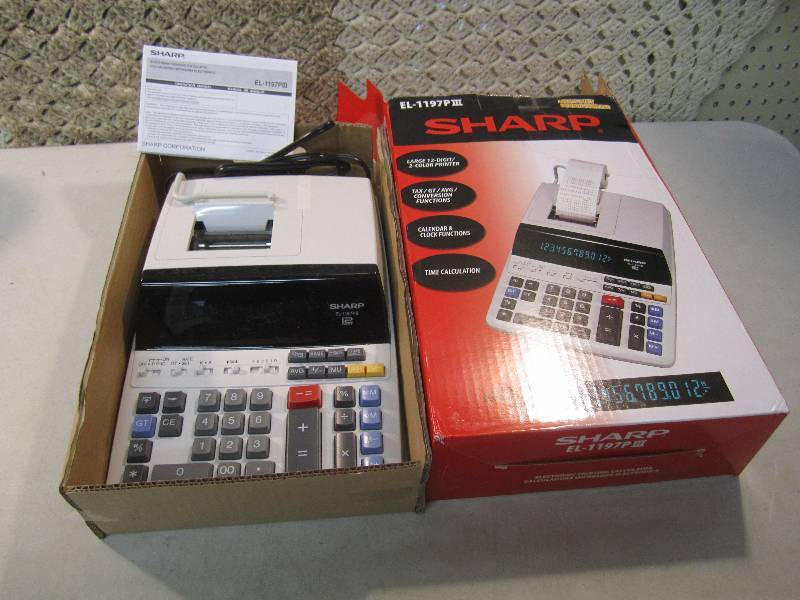 lot 24 image: Sharp EL-1197P3 Electronic Printing...