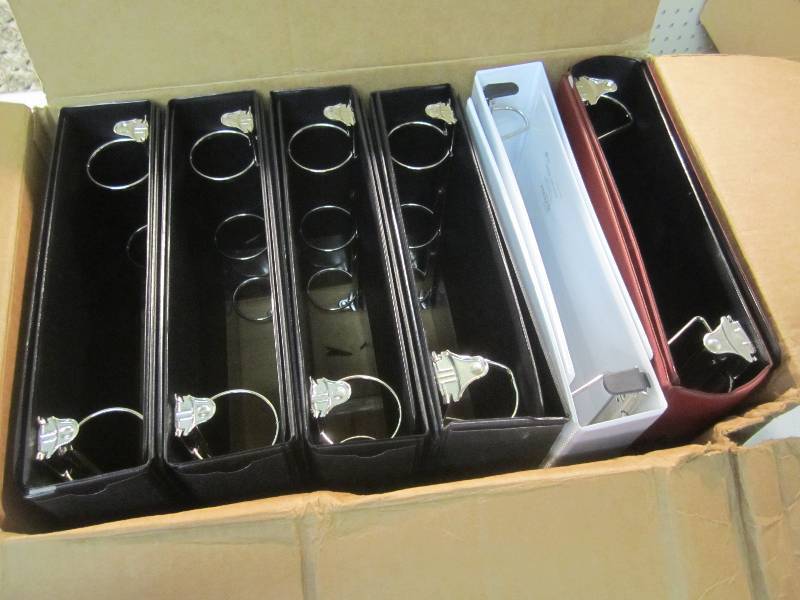 lot 36 image: Lot of 12 Misc 3-Ring Binders 3 col...