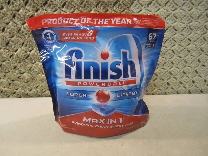 lot 60 image: Large Bag of Finish Powerball Dishw...