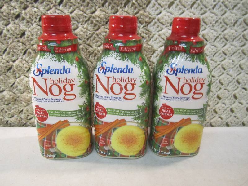lot 71 image: Lot of 3 Bottles Splenda Holiday No...