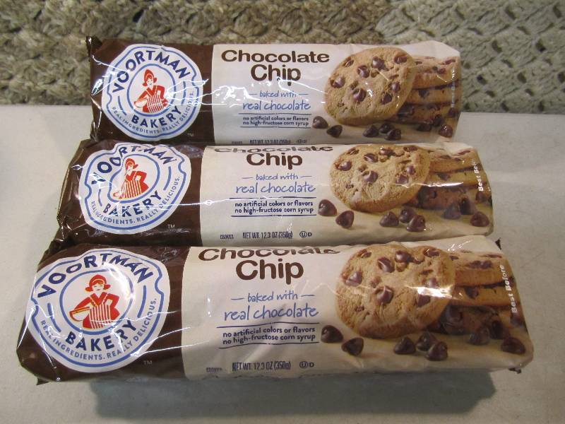 lot 72 image: Lot of 3 Packs of Chocolate Chip Co...