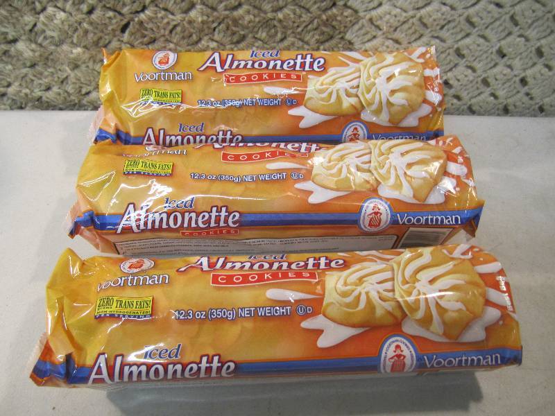 lot 74 image: Lot of 3 Packs of Iced Almonette Co...