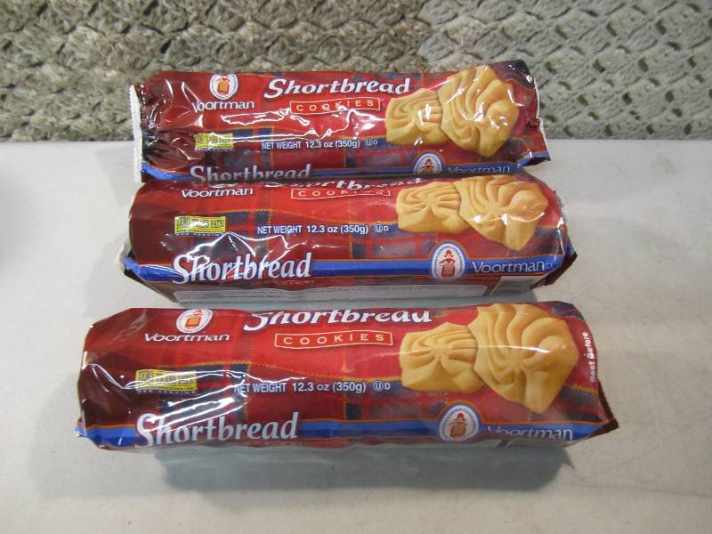 lot 76 image: Lot of 3 Packs of Shortbread Cookie...
