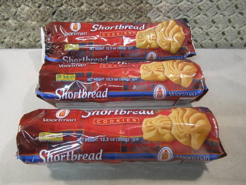 lot 77 image: Lot of 3 Packs of Shortbread Cookie...