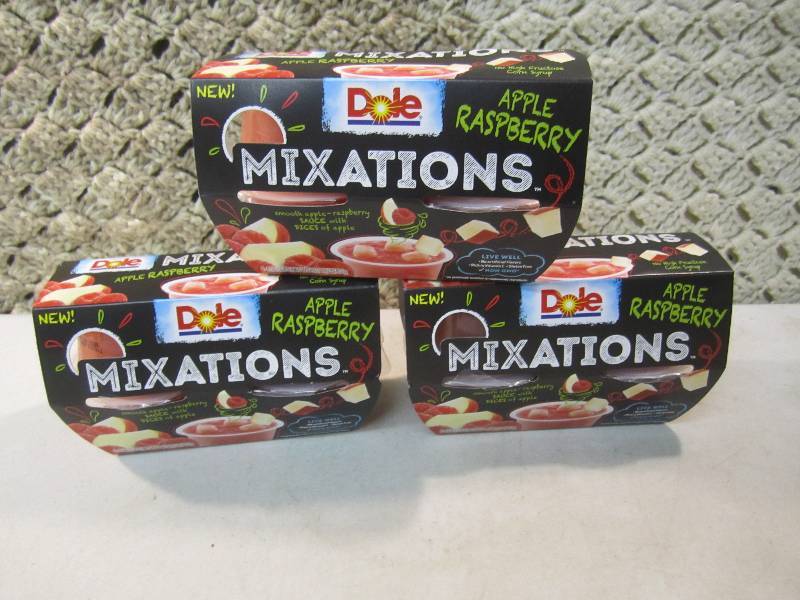 lot 88 image: Lot of 3 - 4 Packs Dole Mixations A...
