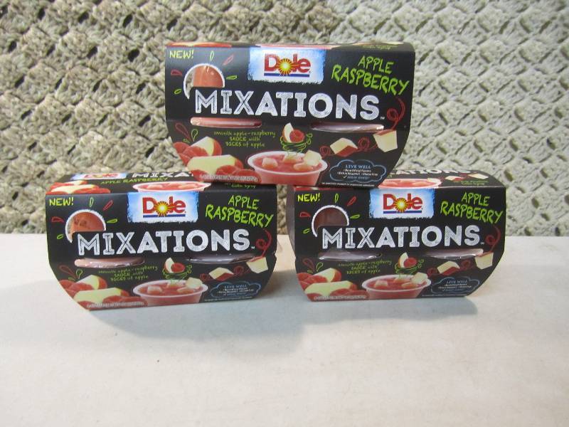 lot 89 image: Lot of 3 - 4 Packs Dole Mixations A...