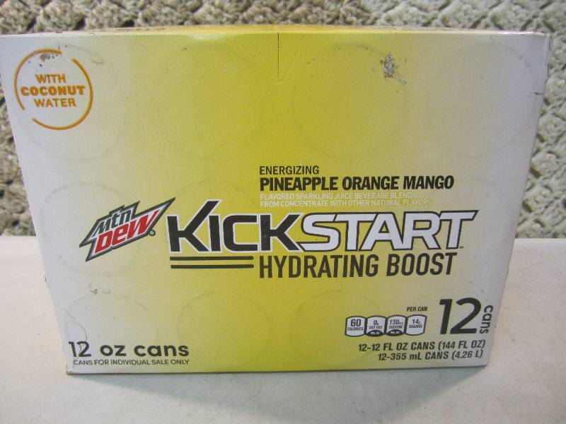 lot 98 image: 12-Pack Mtn Dew Kickstart Hydrating...