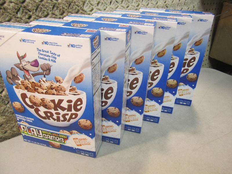 lot 106 image: Lot of 6 Boxes Cookie Crisp Cereal ...